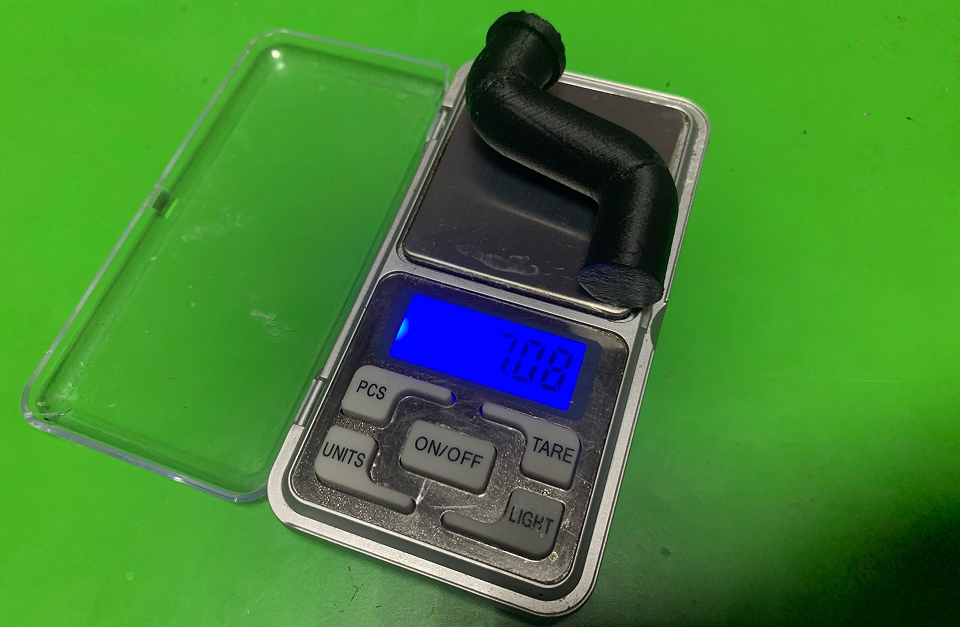 5 axis non-planary manufacturing - Material Usage Example